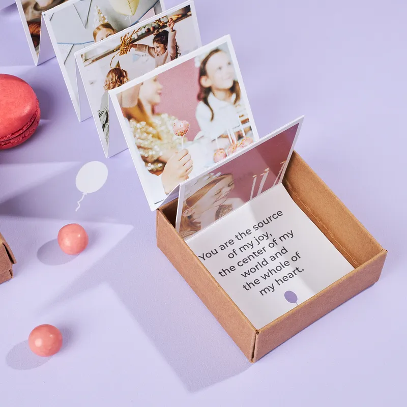 Birthday Gift Pull Out Photo Album