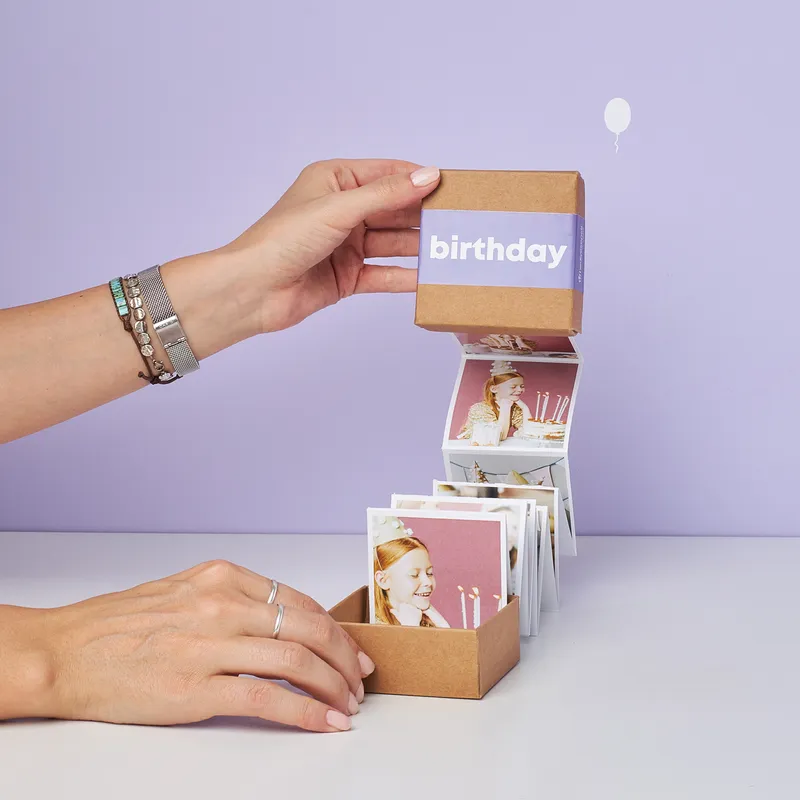 Birthday Gift Pull Out Photo Album