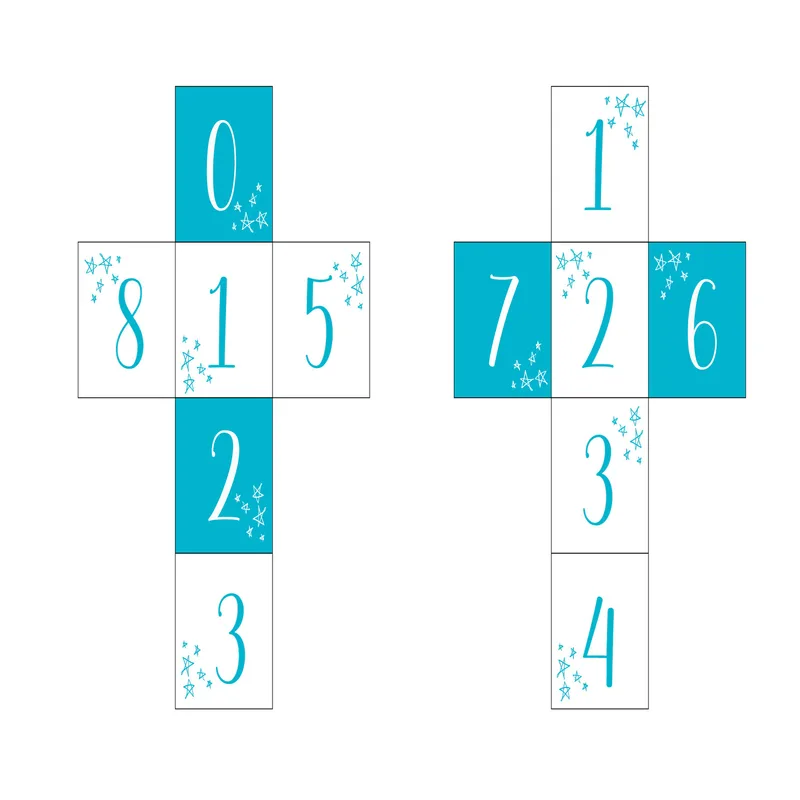 Personalised Wooden Baby Name Blocks for Boys