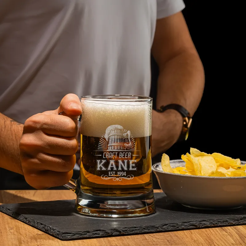 Personalised Boyfriend Birthday Beer Mug for Special Occasions