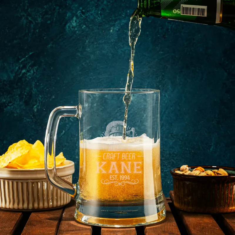 Personalised Boyfriend Birthday Beer Mug for Special Occasions