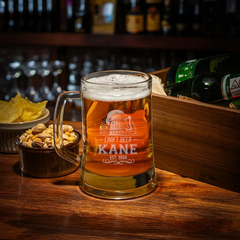 Personalised Boyfriend Birthday Beer Mug for Special Occasions