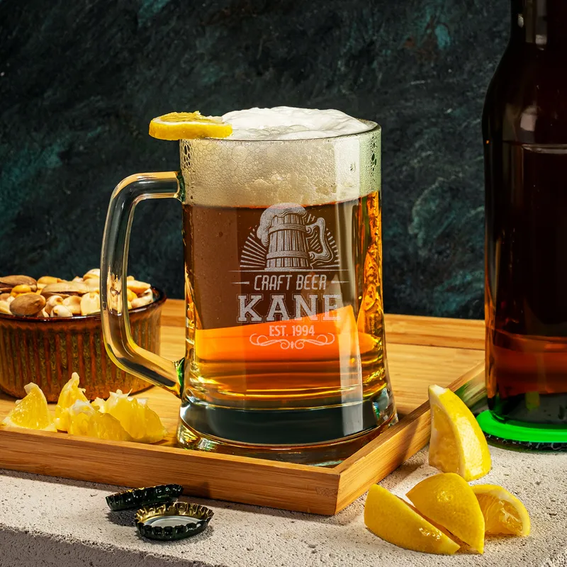 Personalised Boyfriend Birthday Beer Mug for Special Occasions