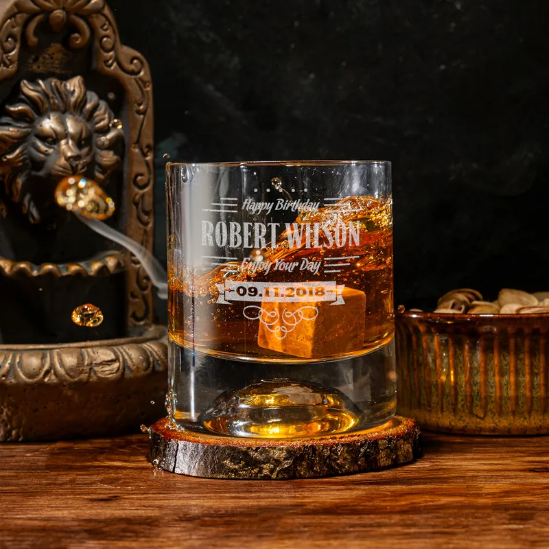 Birthday Gifts for Boyfriend Whiskey Glasses Set