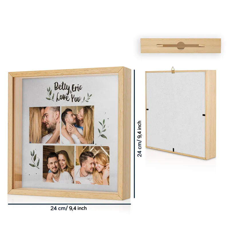 Birthday Gifts for Boyfriend Wooden Memories Keepsake Collection Box
