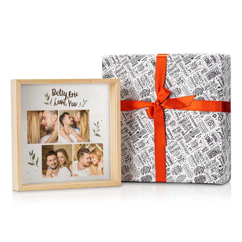 Birthday Gifts for Boyfriend Wooden Memories Keepsake Collection Box