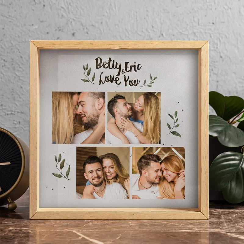 Birthday Gifts for Boyfriend Wooden Memories Keepsake Collection Box