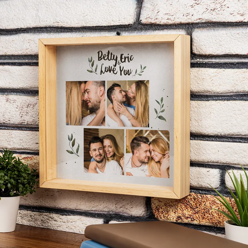 Birthday Gifts for Boyfriend Wooden Memories Keepsake Collection Box