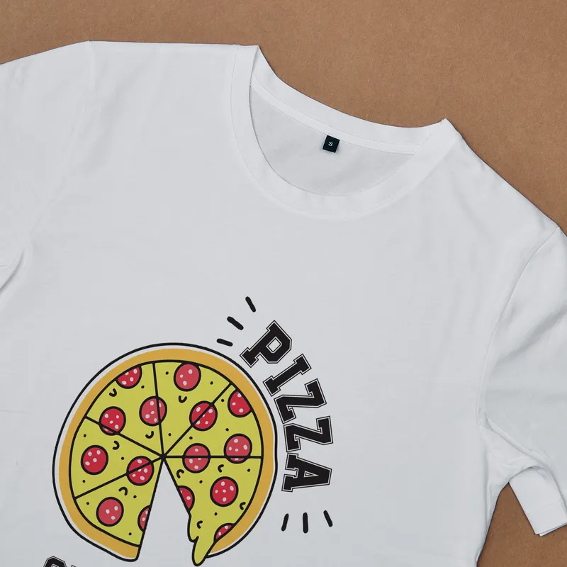 Dad and Baby Pizza Matching T-Shirt Set for Father's Day