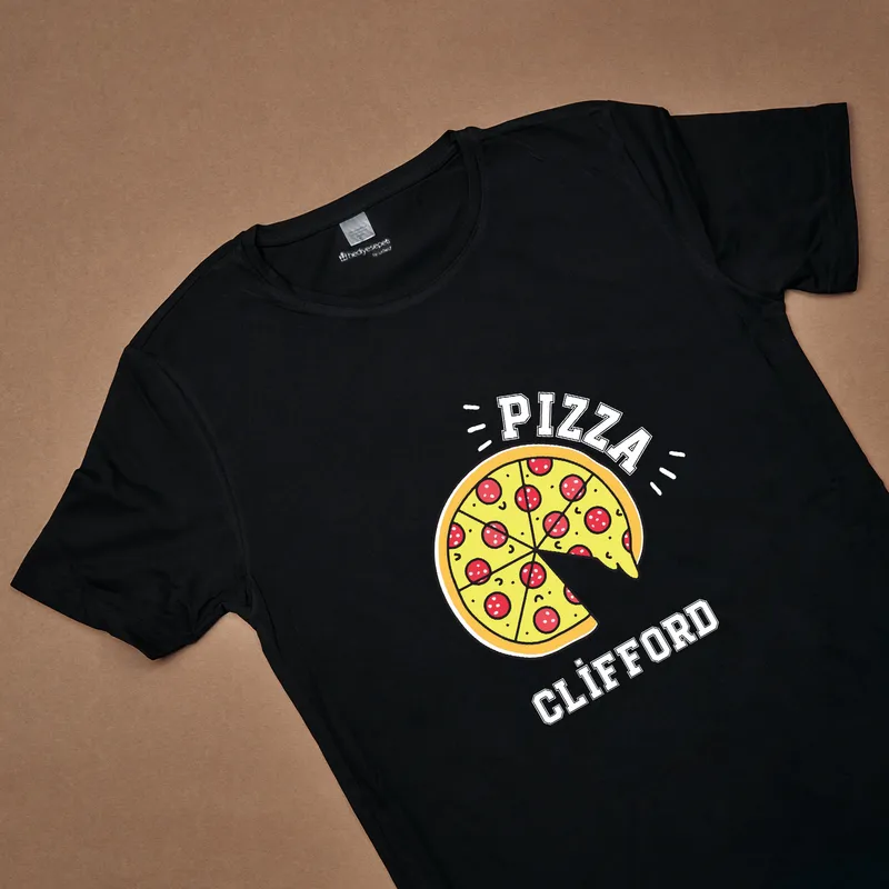 Dad and Baby Pizza Matching T-Shirt Set for Father's Day