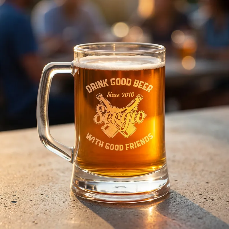 Birthday Gifts for Friends Personalized Beer Mug