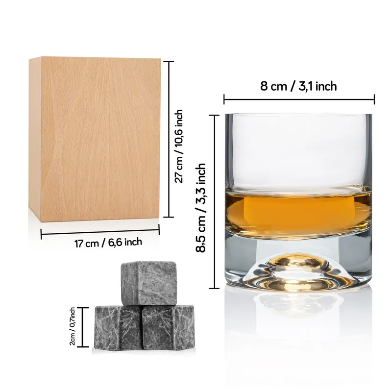 Amazon.com | Whiskey Glasses - Whiskey Stones Gift Set - Granite Chilling  Whiskey Rocks, Scotch Bourbon Whisky Glass Gift for Men, Best Drinking Gifts  for Men Dad Husband Birthday Father's Day Groomsmen