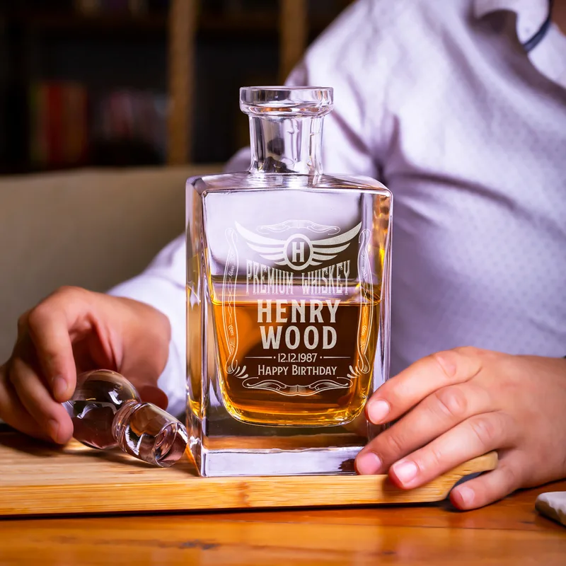 Birthday Gifts Orkney Whiskey Set in Wooden Box