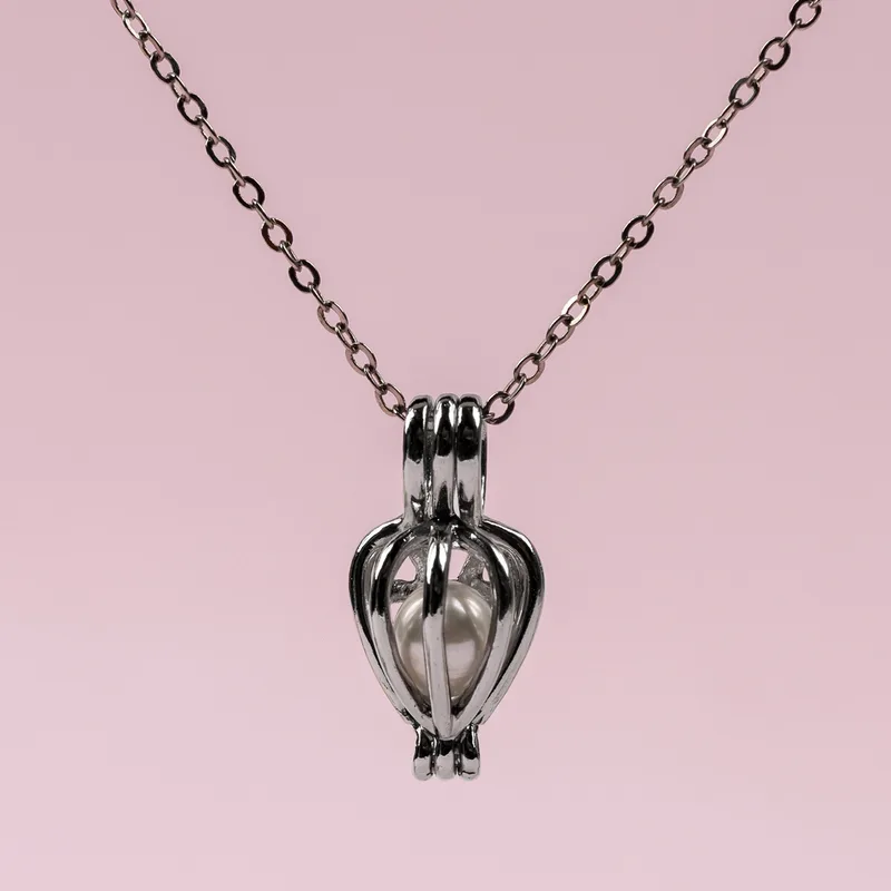 Birthday Gifts Personalized Genuine Oyster Pearl Necklace with Message