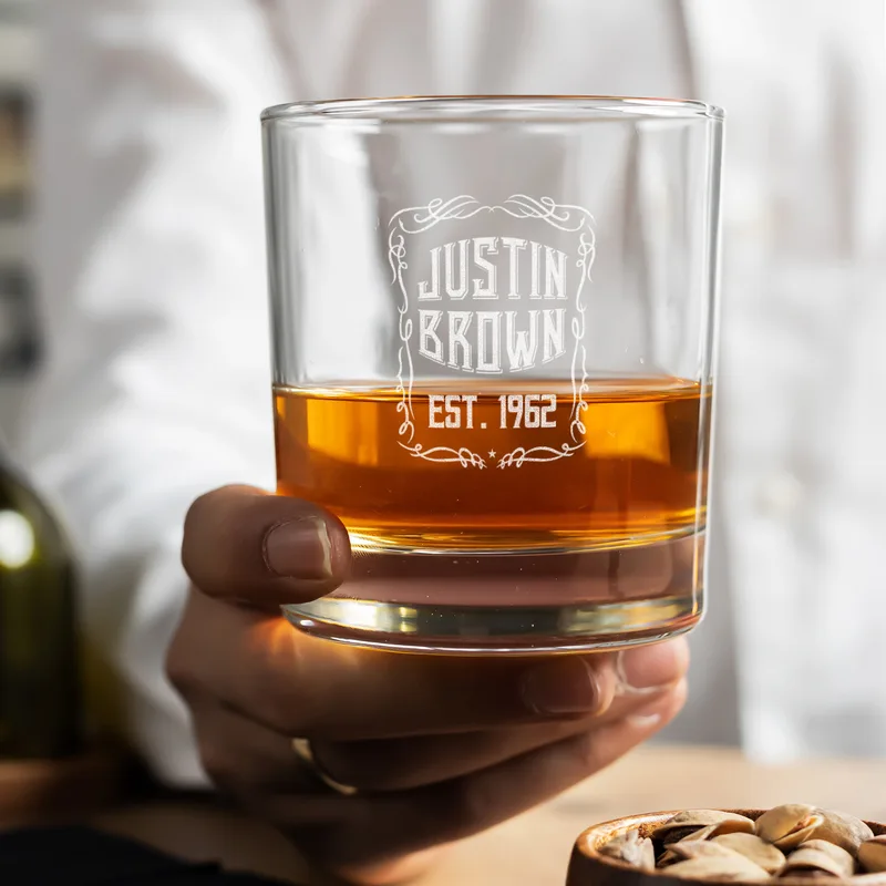 Birthday Gifts Personalized Whiskey Gift Set