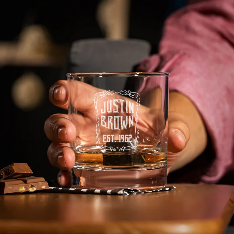 Birthday Gifts Personalized Whiskey Gift Set