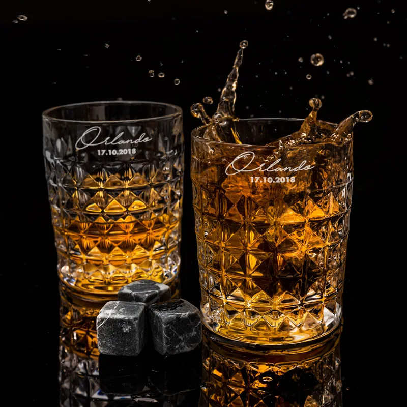 Birthday Gifts Seattle Whiskey Set in Wooden Gift Box