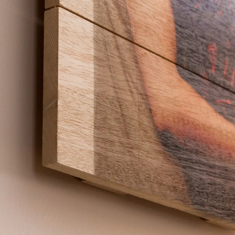 Personalised Photo Wooden Palette Art for Birthdays and Valentine's Day