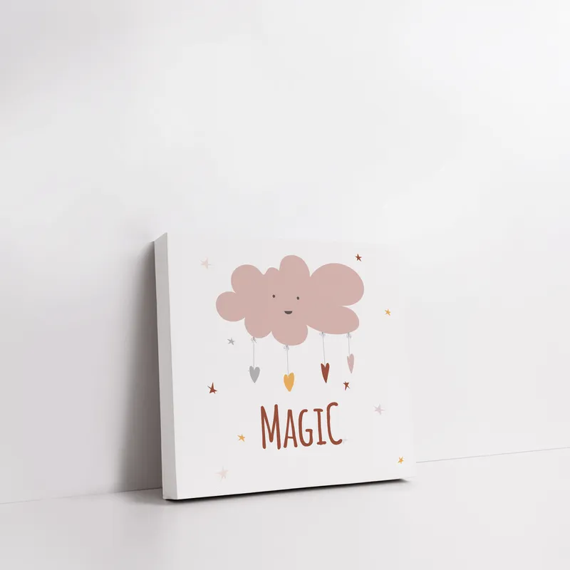 Boho Style 2-Piece Canvas for Baby Room