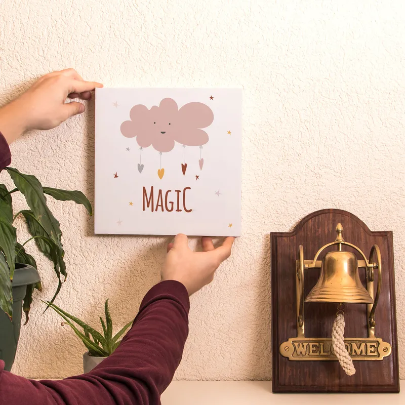 Boho Style 2-Piece Canvas for Baby Room