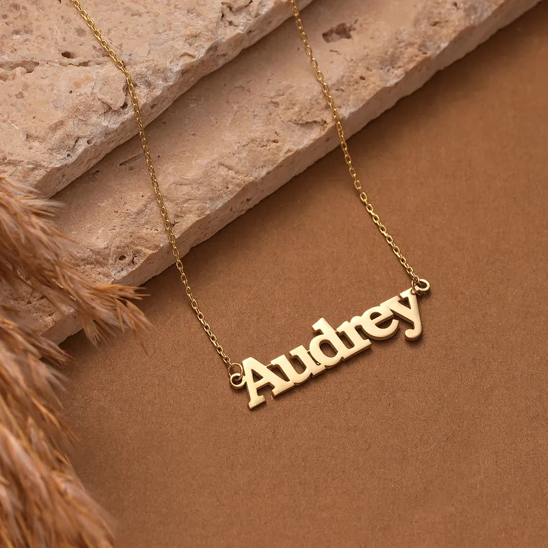 Bold on sale name necklace