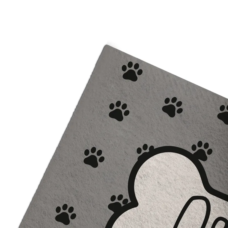 Personalised Pet Placemat with Bone and Paw Design