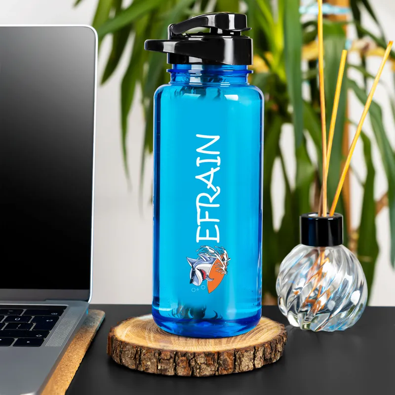 Personalised Shark Water Bottle for Boys