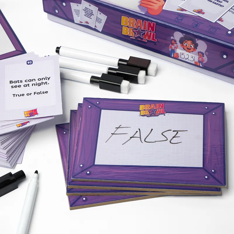 Brain Brawl Trivia Game Box Set for Adults and Teens