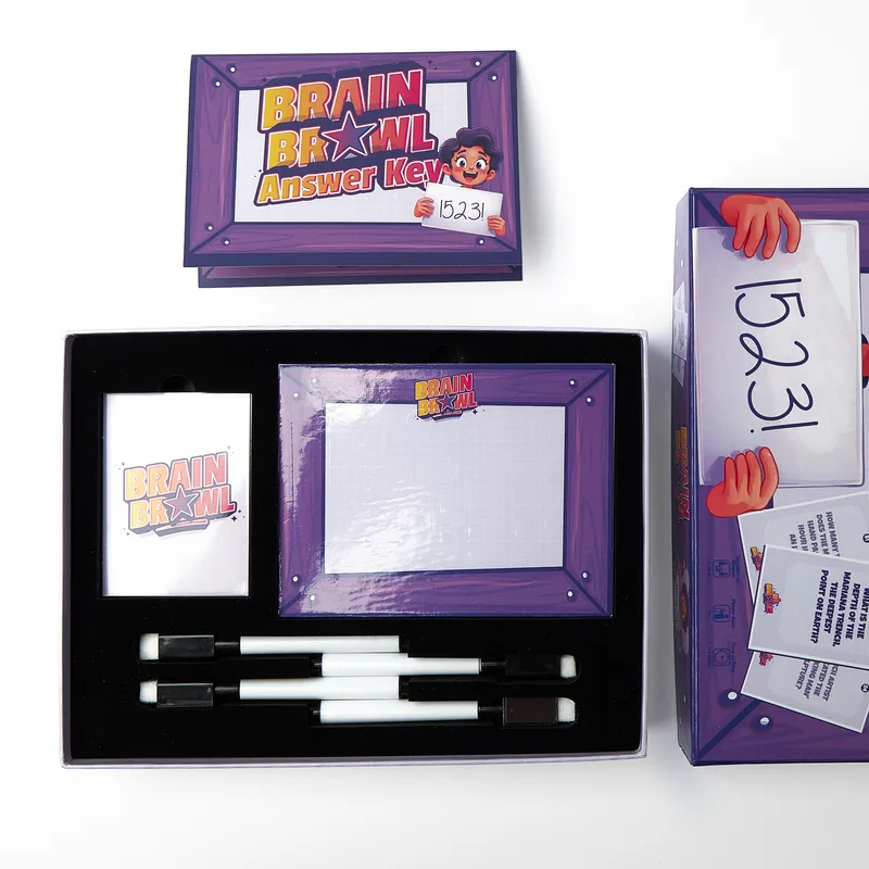 Brain Brawl Trivia Game Box Set for Adults and Teens