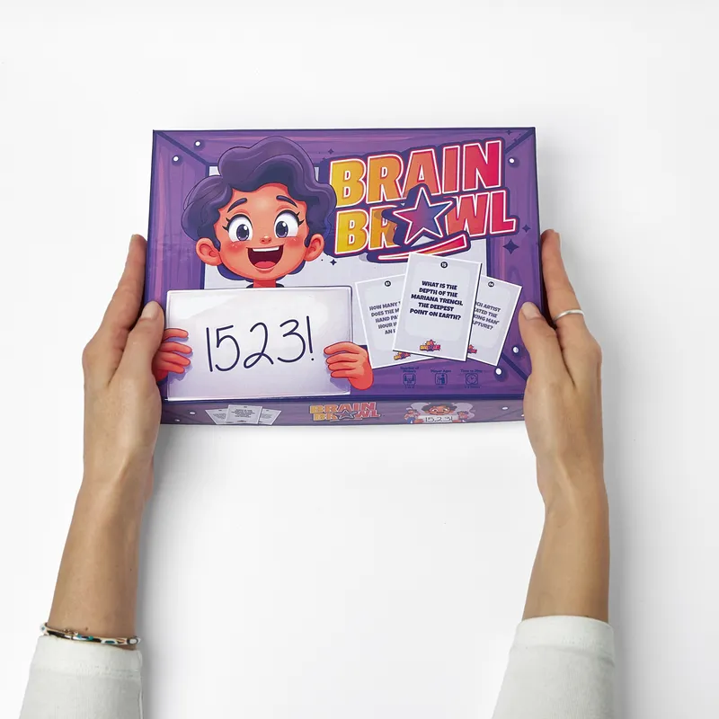 Brain Brawl Trivia Game Box Set for Adults and Teens