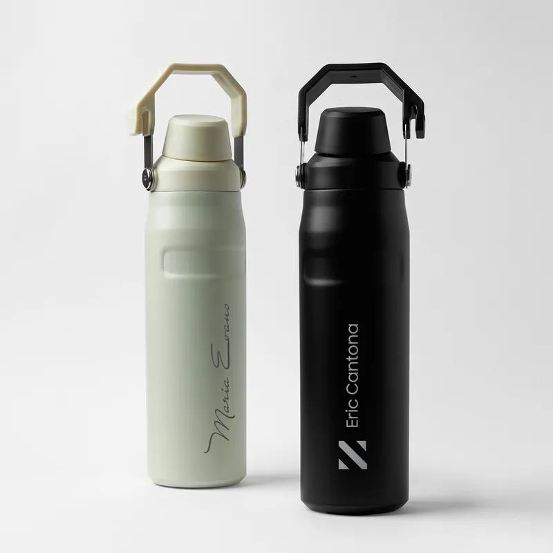 Branded Stainless Steel Water Thermos with Custom Name & Logo