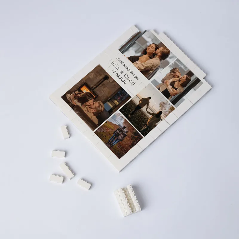 Brick Puzzle with Photographic Challenge 144 Pieces