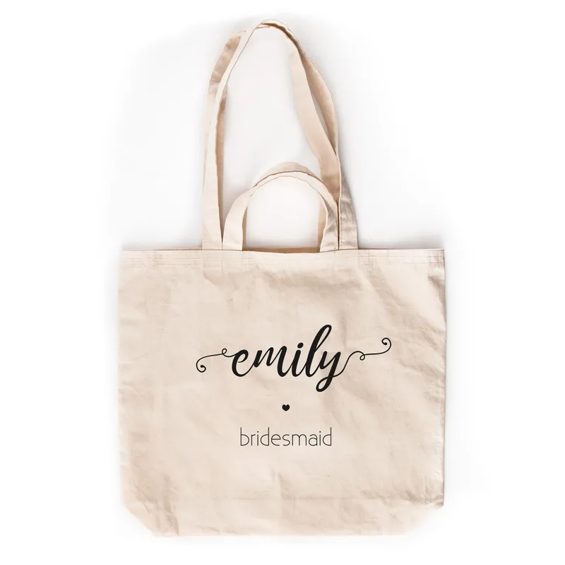 Bridesmaid Design Personalized Textile Shopper