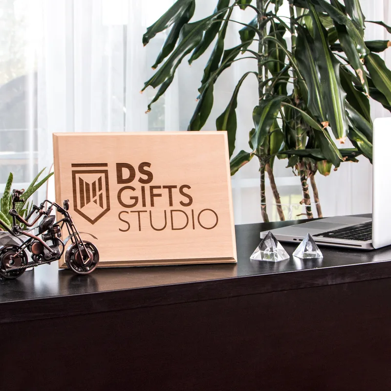 Business Gifts Professional Wooden Frame with Corporate Logo