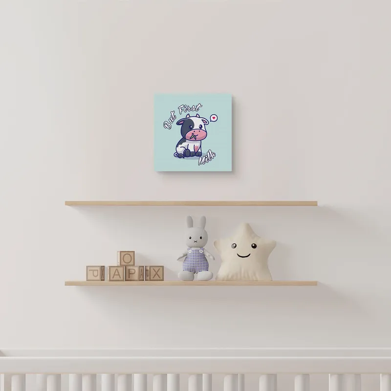 But First Milk | Canvas Special for Baby Room