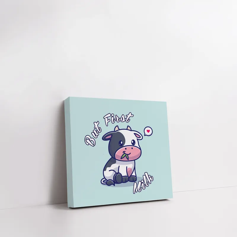 But First Milk | Canvas Special for Baby Room