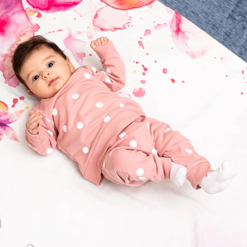 Butterfly Design Baby Monthly Photo Blanket