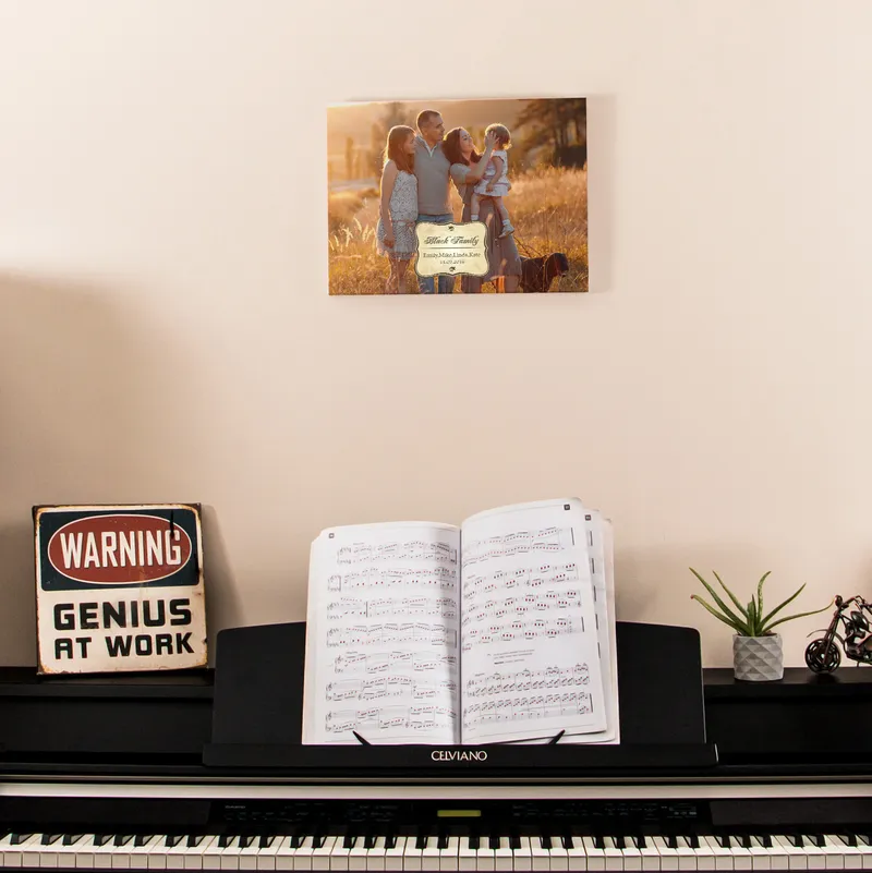 Canvas Printed Painting with Your Family Picture 30x40