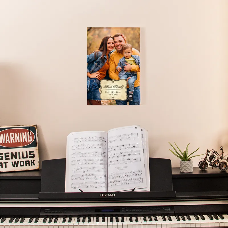 Canvas Printed Painting with Your Family Picture 30x40