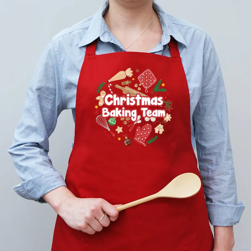 Christmas Baking Team Designed Kitchen Apron