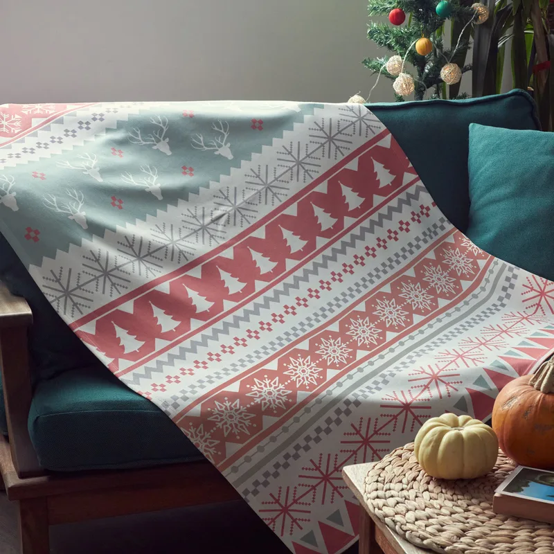 Festive Comfort Decorative Christmas Blanket for Cosy Nights