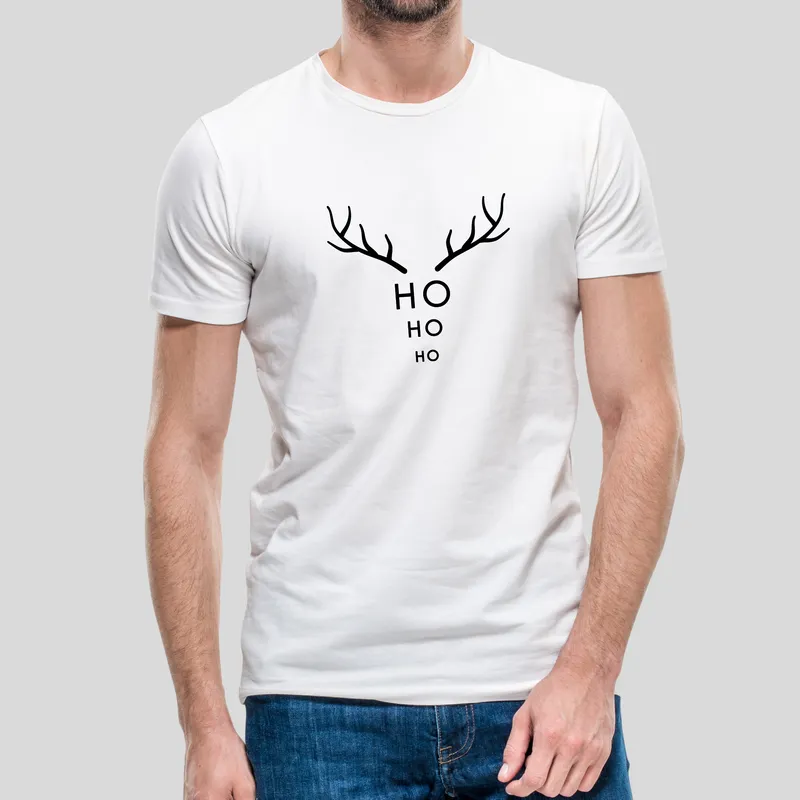 Festive Ho Ho Ho Christmas T-Shirt for Adults and Teens