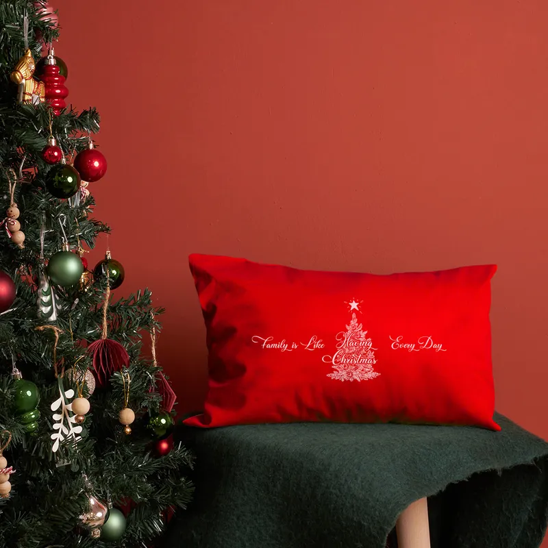 Christmas Gift Decorative Lumbar Pillow