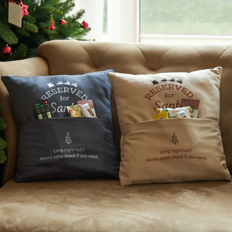 Christmas Gift for Dad Pillow with Pocket