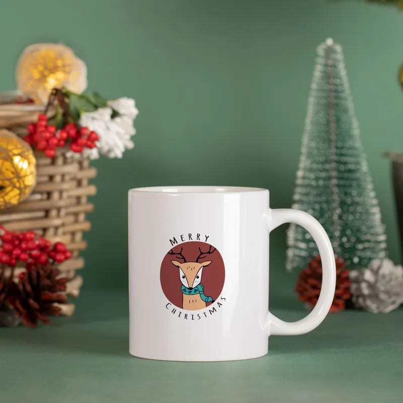 Christmas Gift for Teens Minimalist Printed Mug