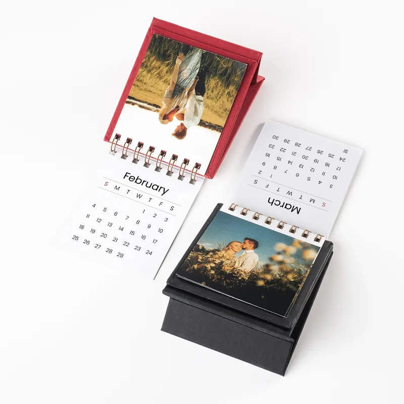 Christmas Gift Personalized Tabletop Calendar
