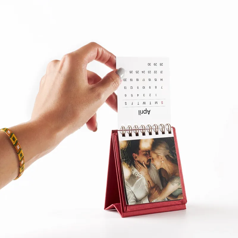 Christmas Gift Personalized Tabletop Calendar