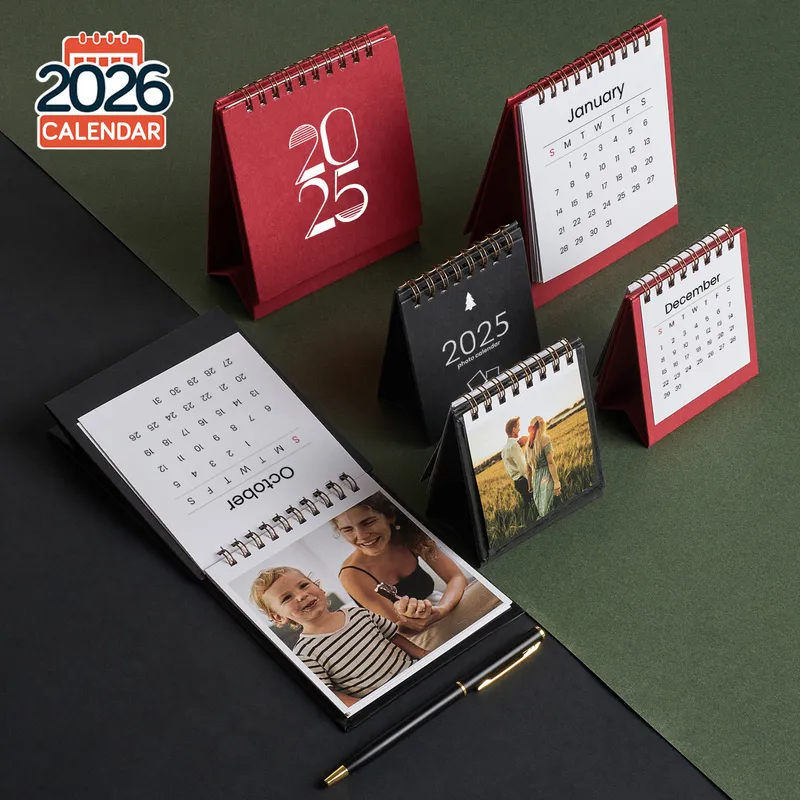 Christmas Gift Personalized Tabletop Calendar