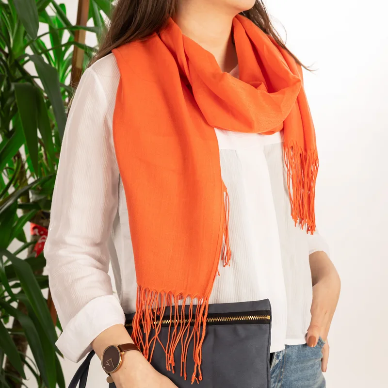 Christmas Gift Personalized Tasseled Shawl