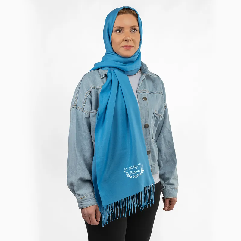 Christmas Gift Personalized Tasseled Shawl